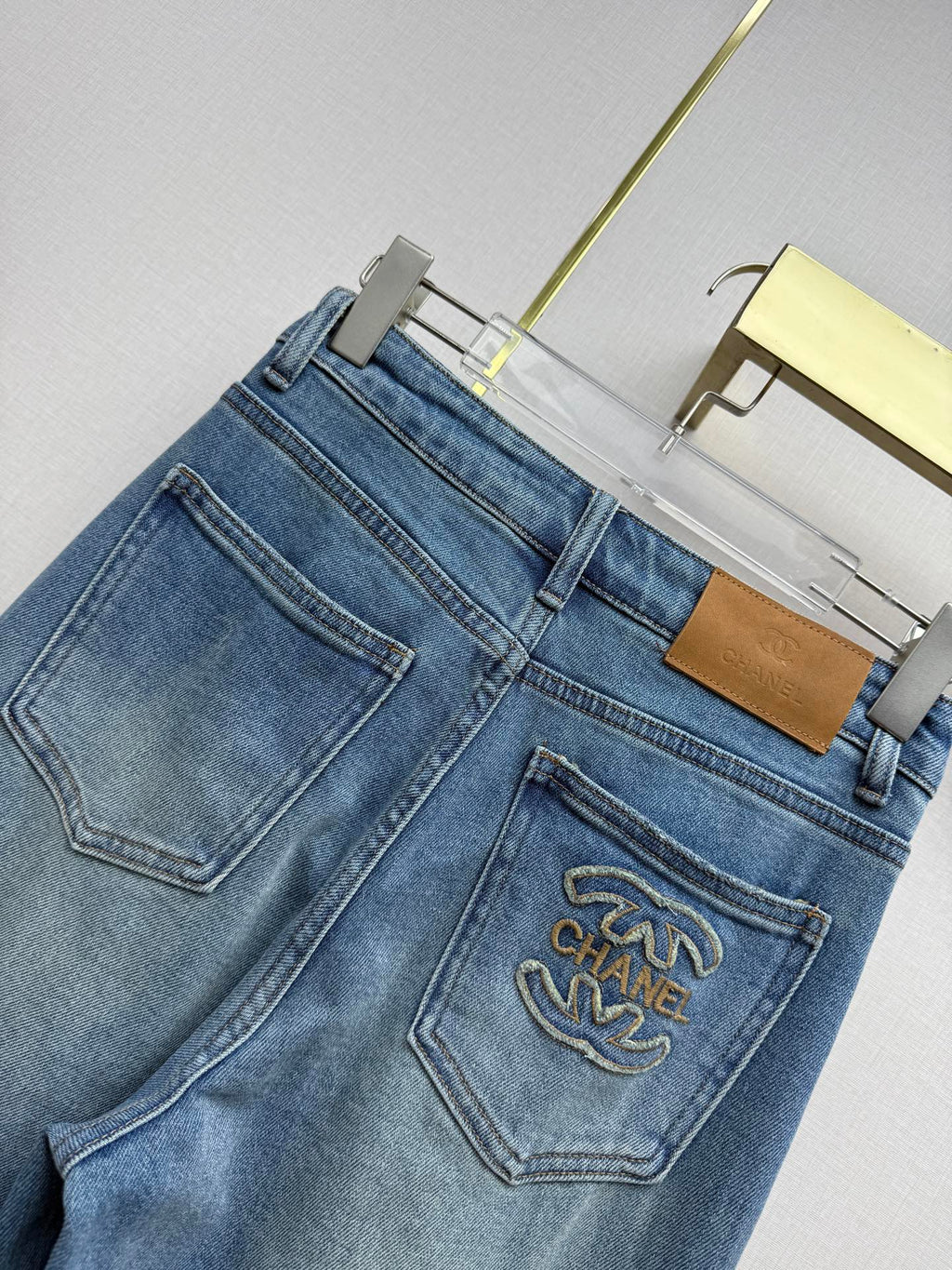 New straight-leg jeans