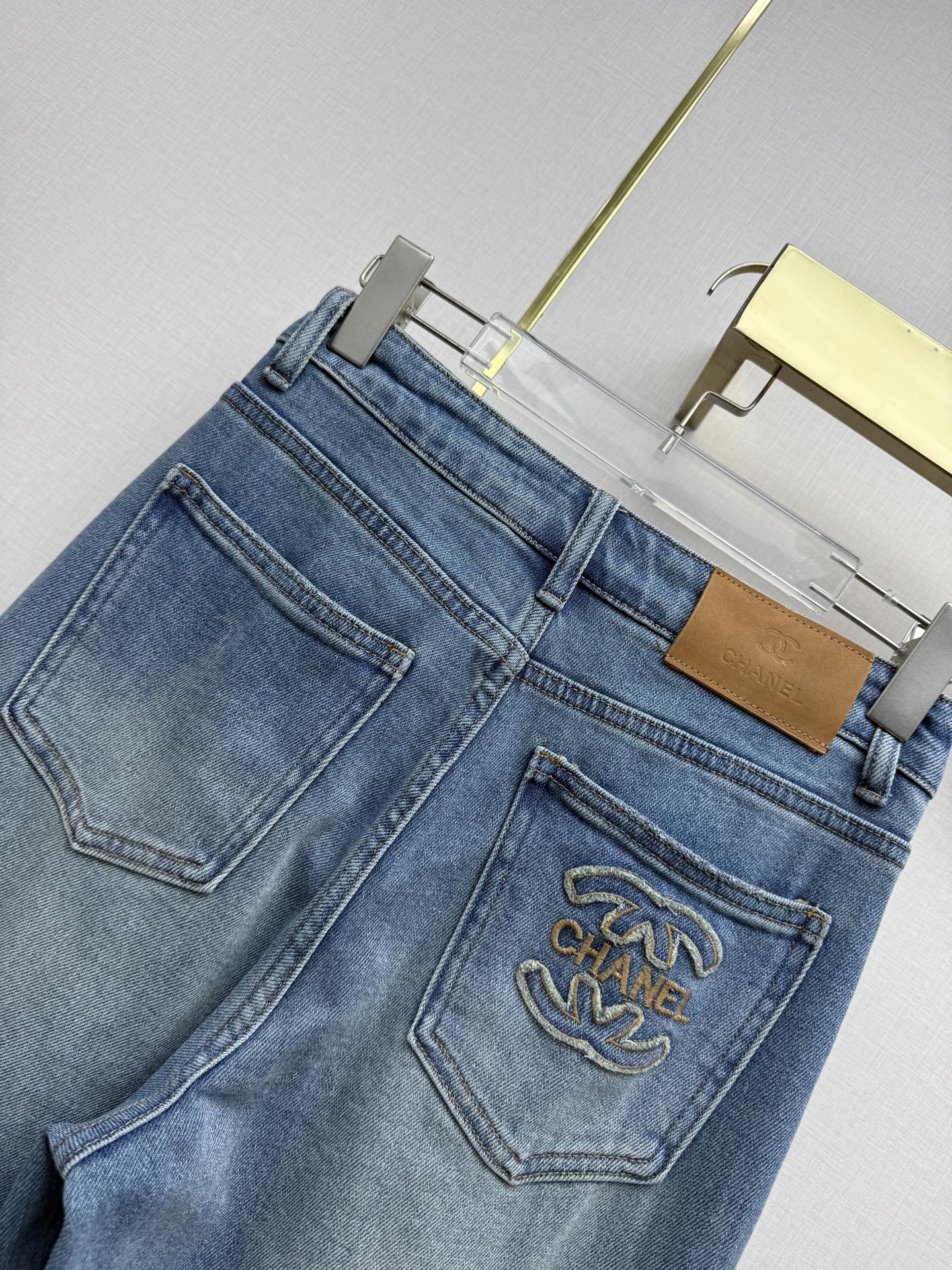 New straight-leg jeans