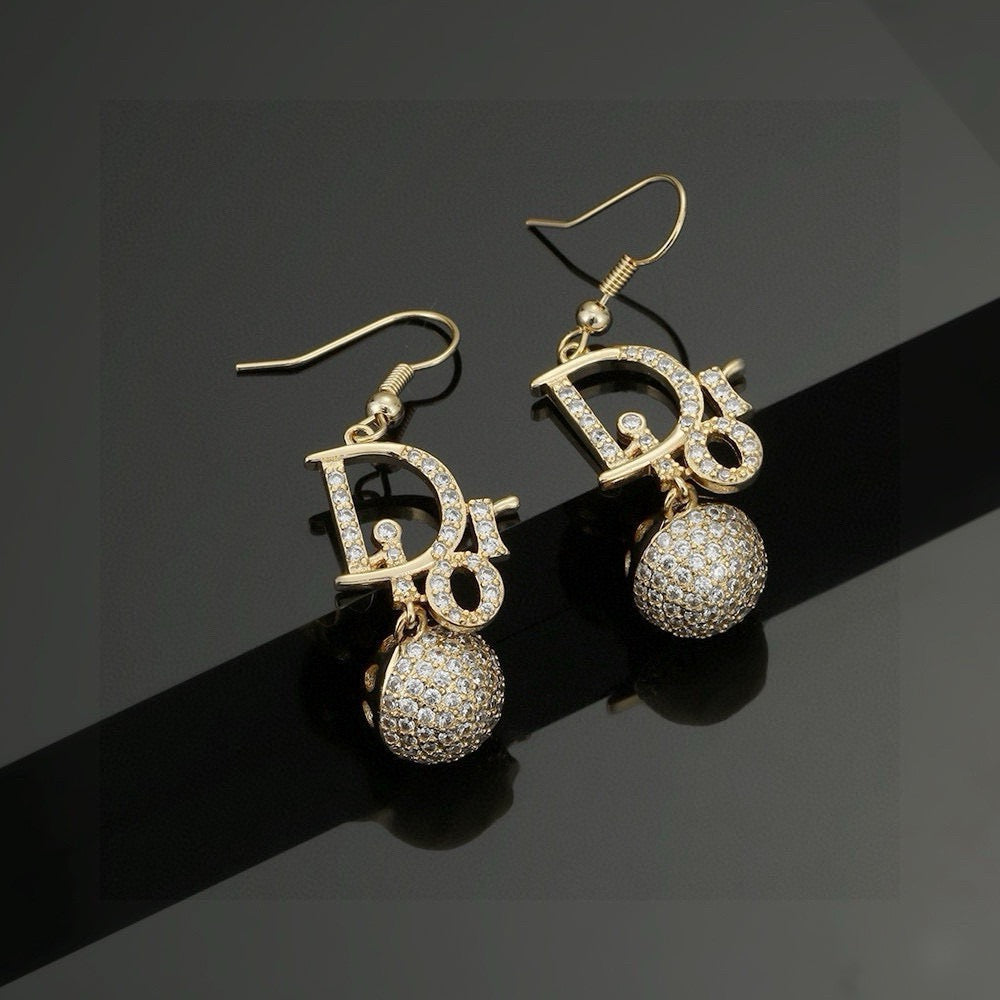 Letter earrings and studs