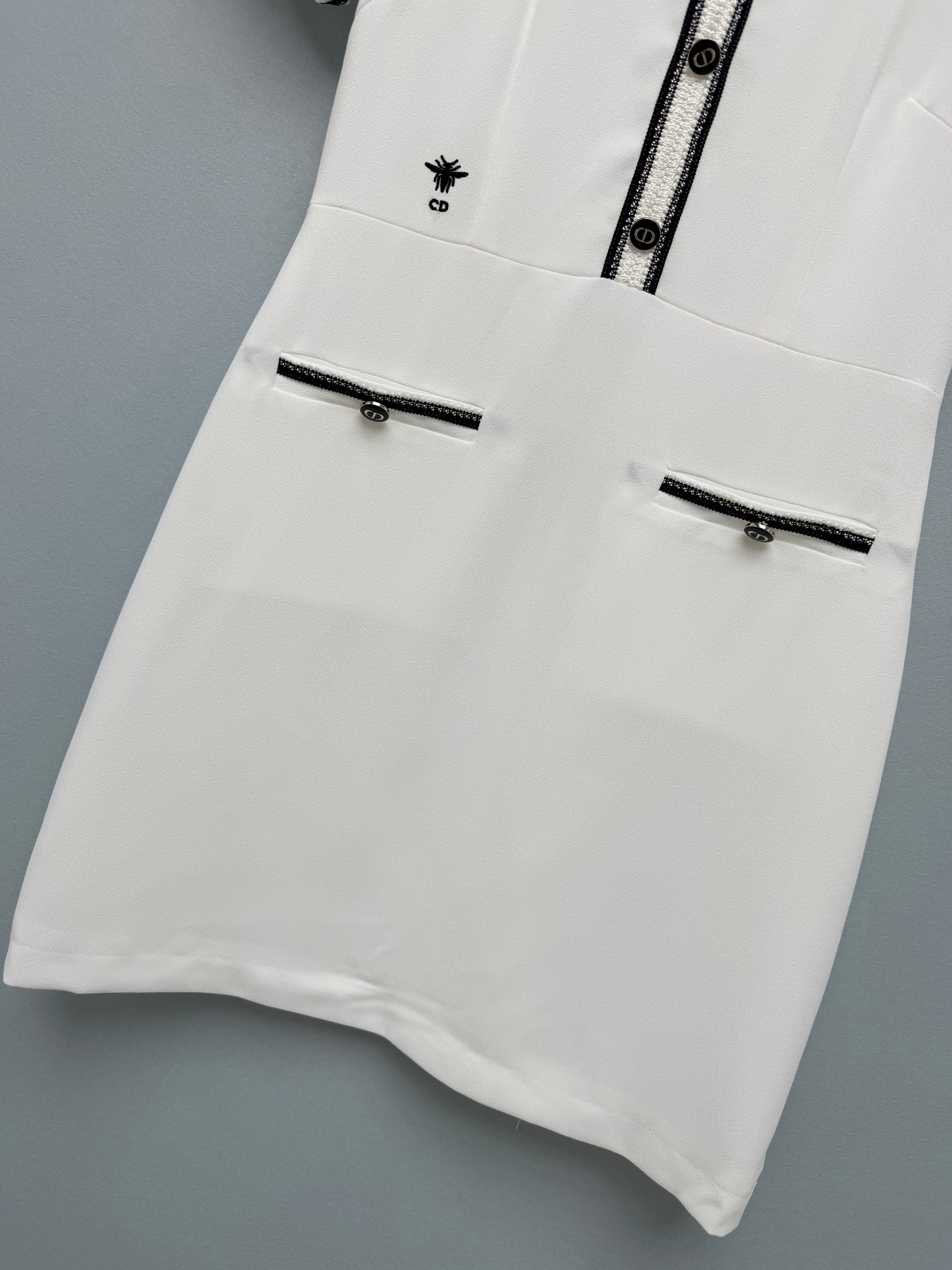 26 New Style Waist-cinching Short-sleeved Dress