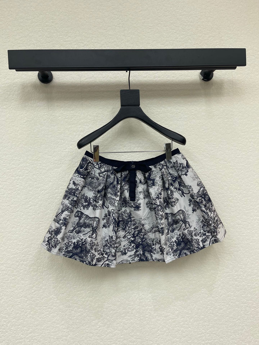 26 New Arrival: French Retro Style Jungle Print A-line Mini Skirt
