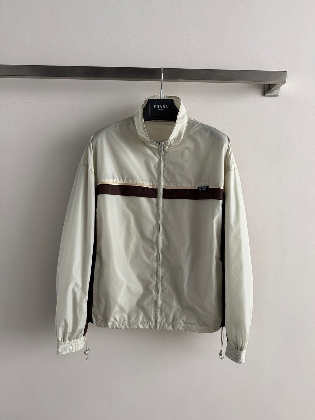 New color-blocked nylon jacket