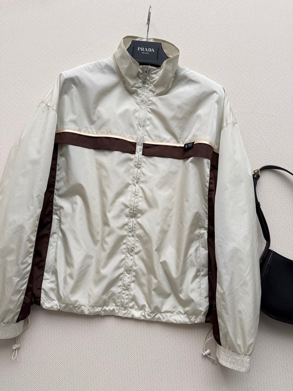 New color-blocked nylon jacket