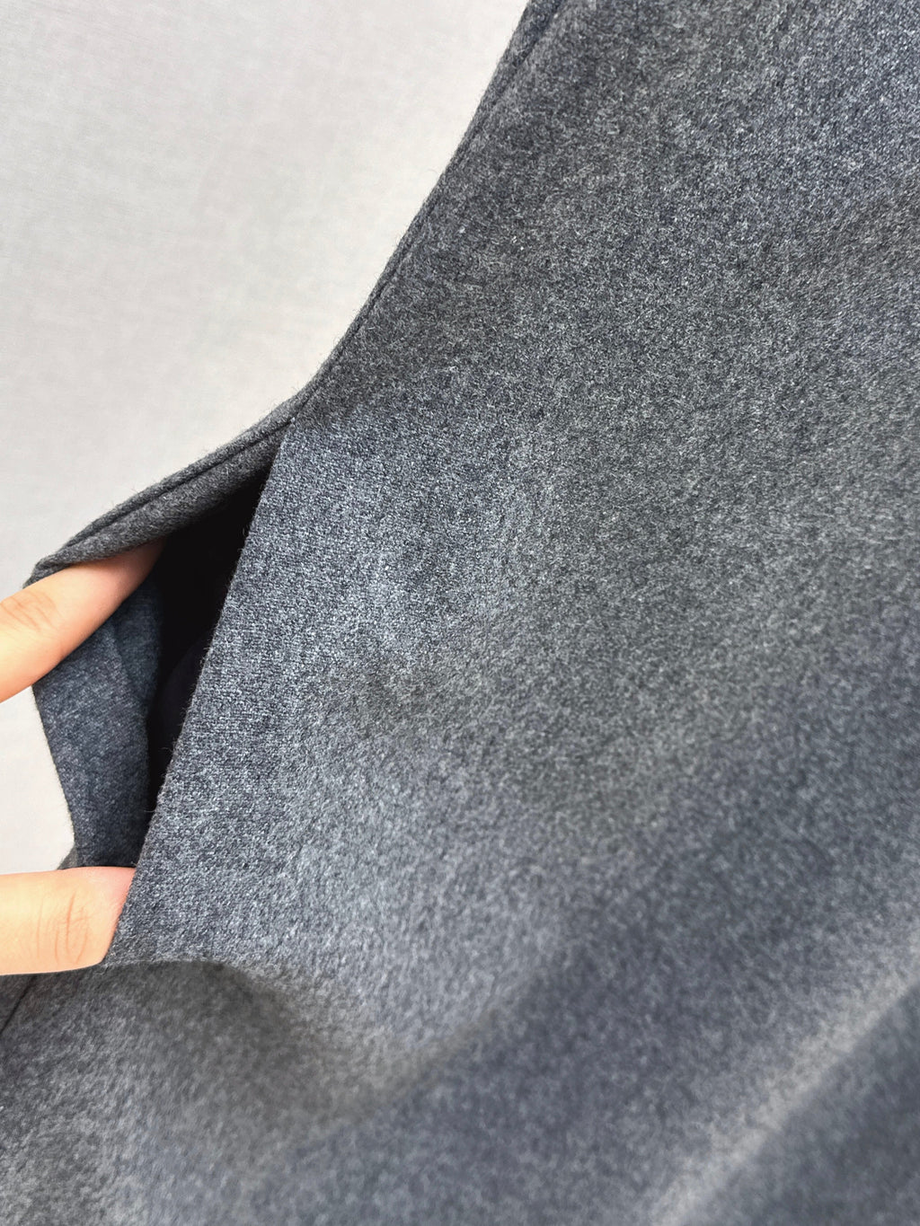 Newest early autumn style high-end gray patchwork lace slip dress