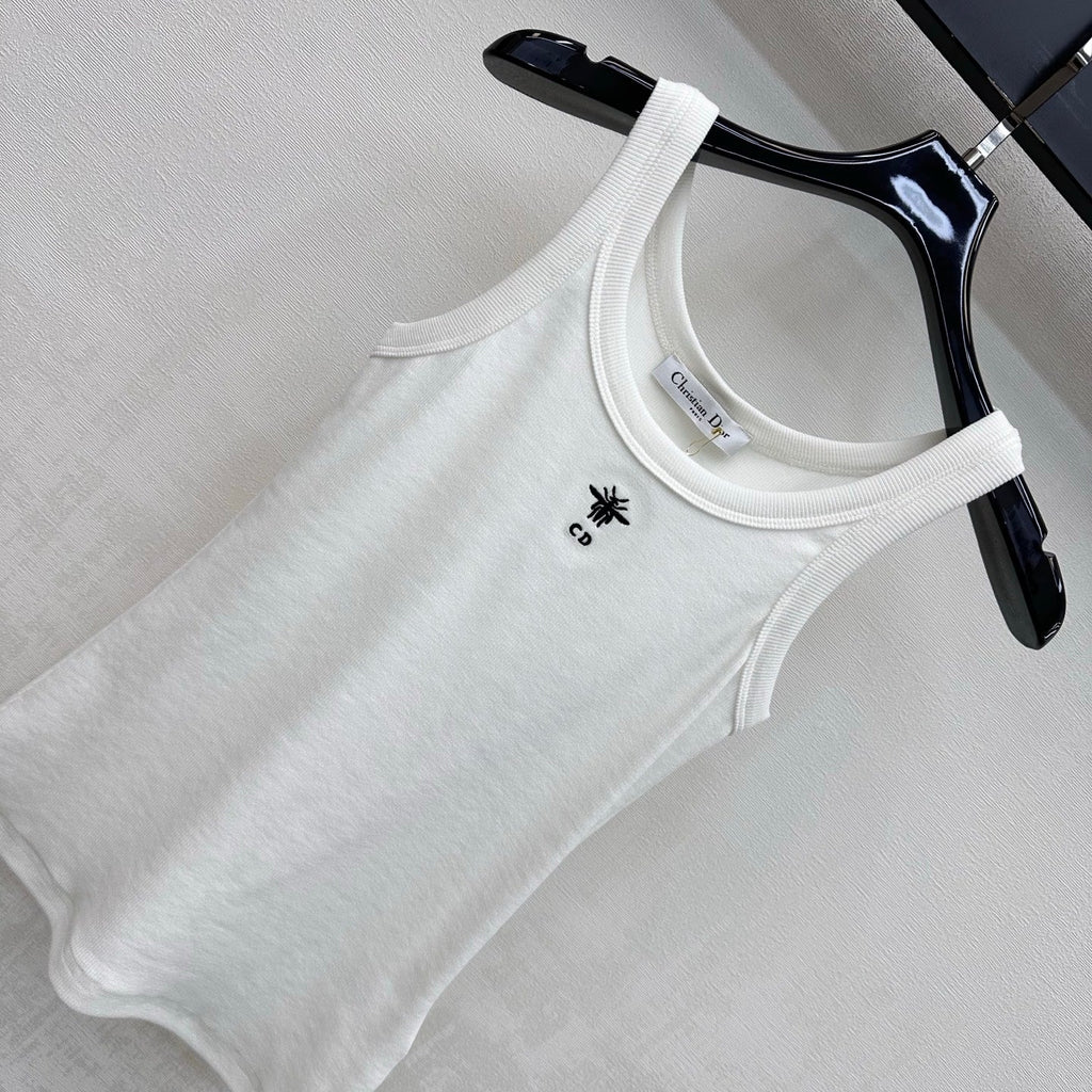 26SS — New Embroidered Slim Fit Vest