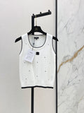 26Ss - New Logo-Decorated Knitted Vest