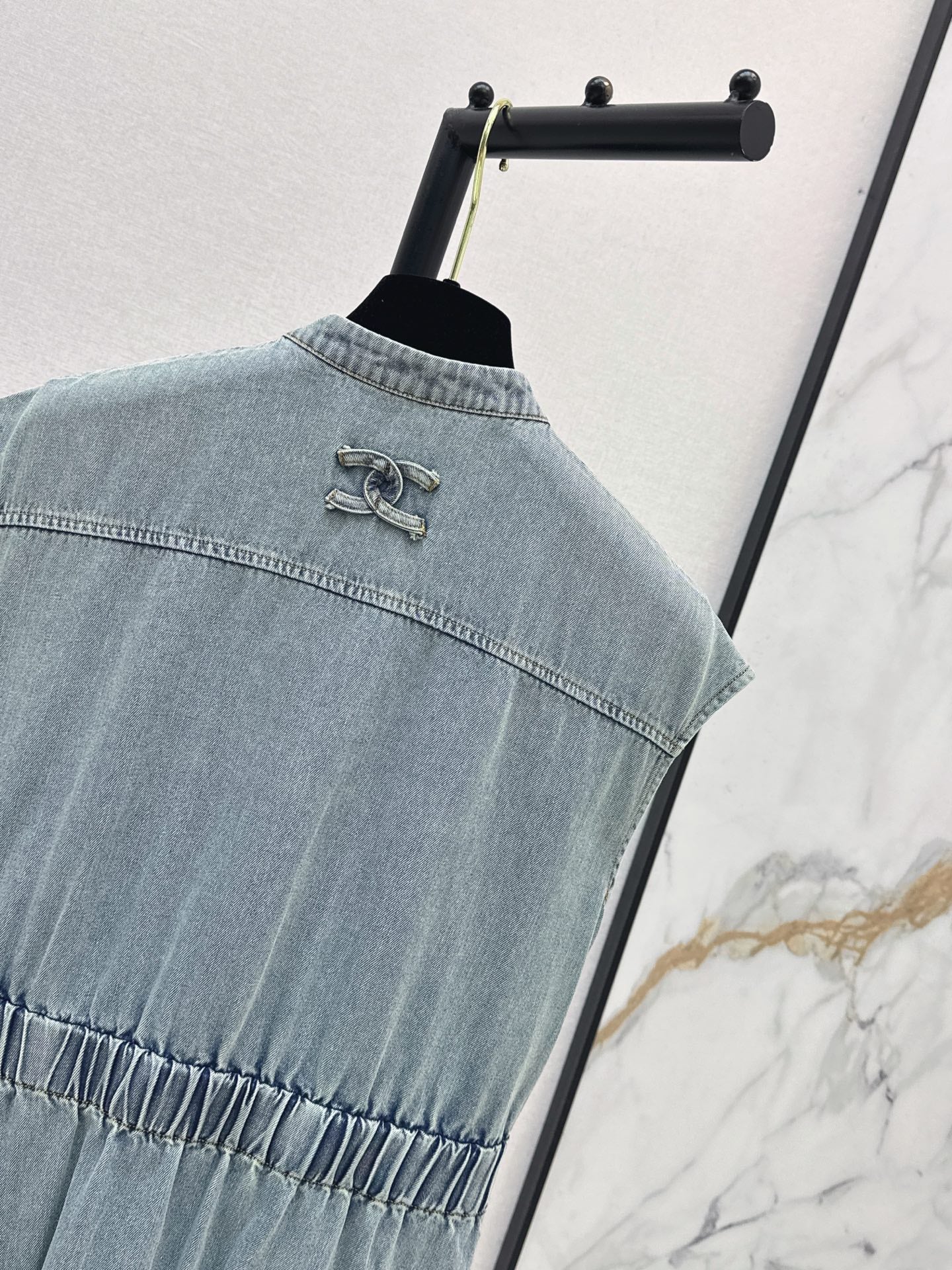 26Ss - New Denim Long Dress