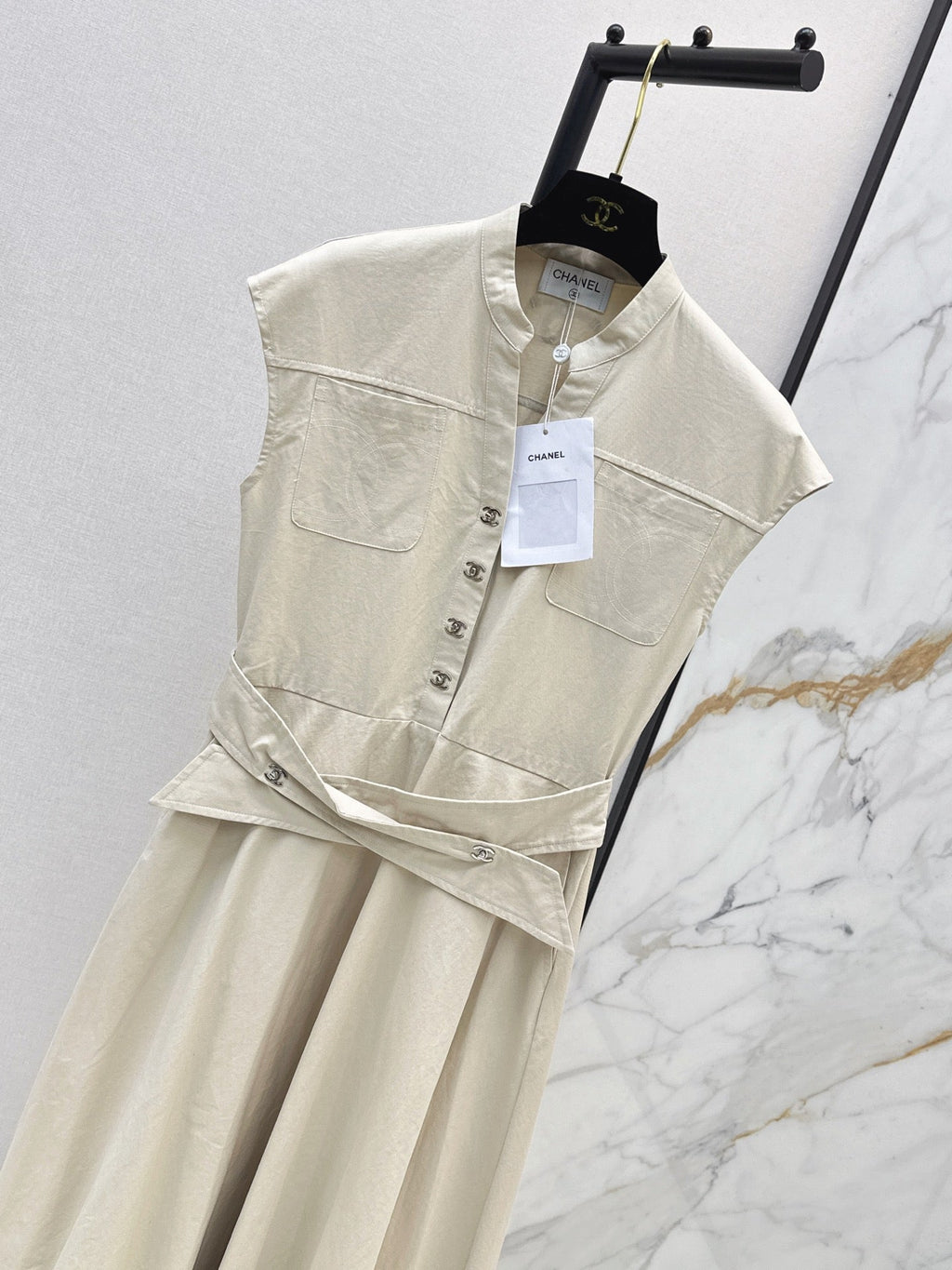 26Ss - New Denim Long Dress