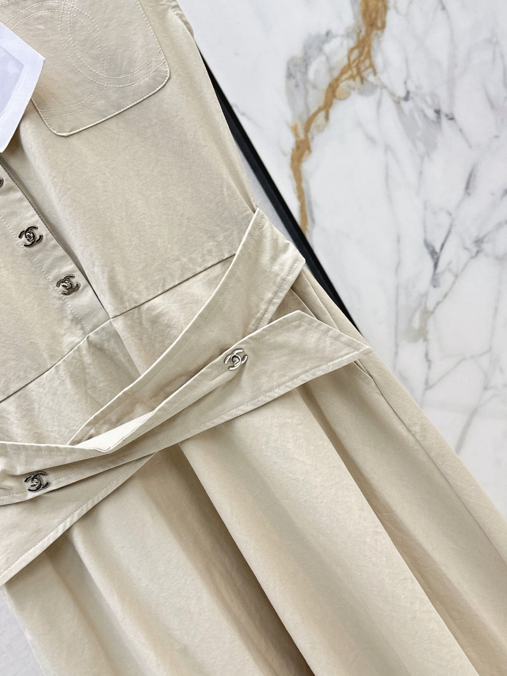 26Ss - New Denim Long Dress