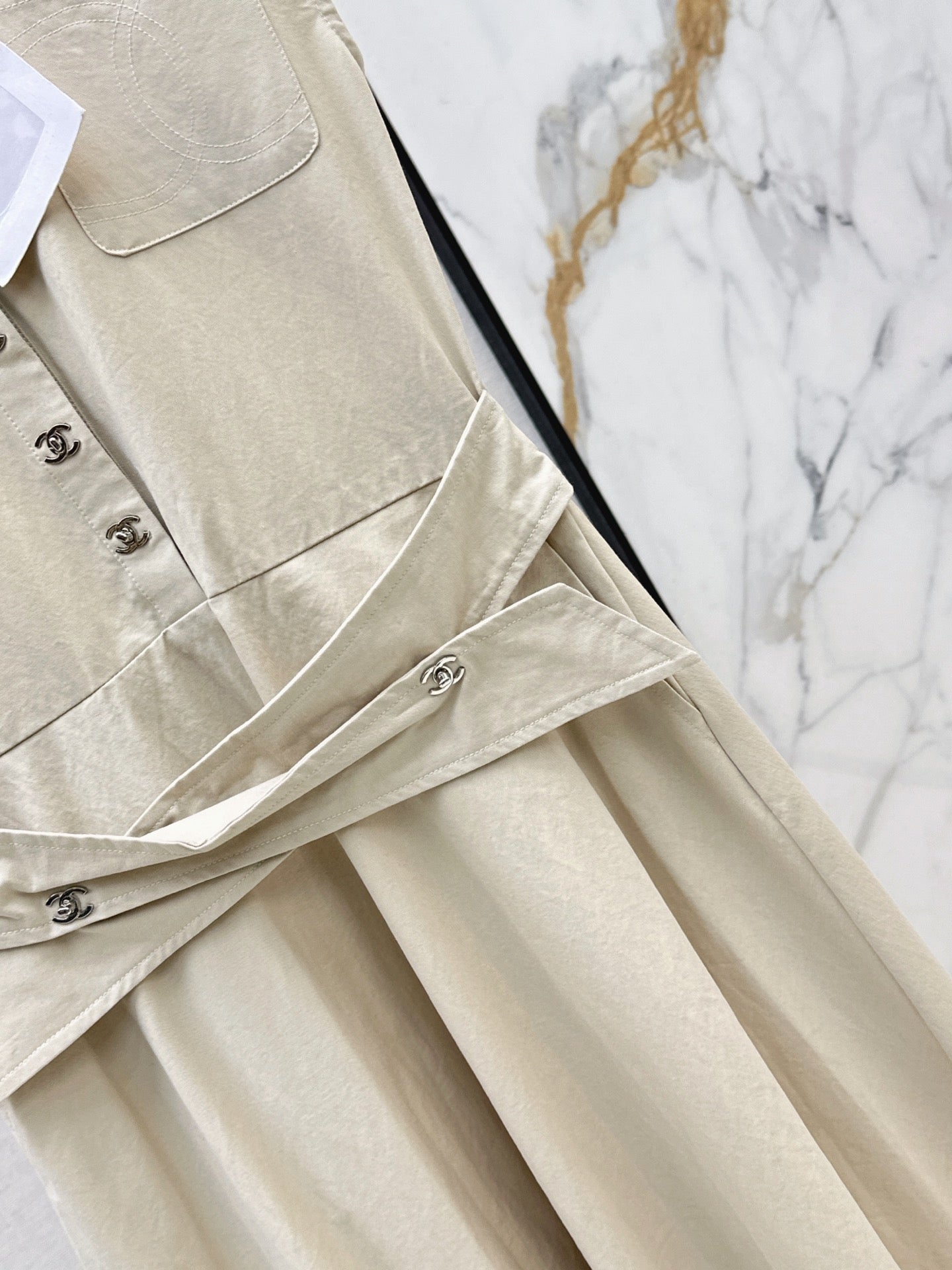 26Ss - New Denim Long Dress