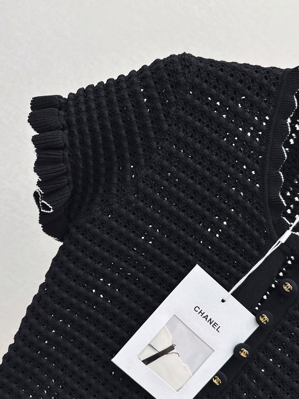 26SS—New 3D Hollow-Out Knitted Dress