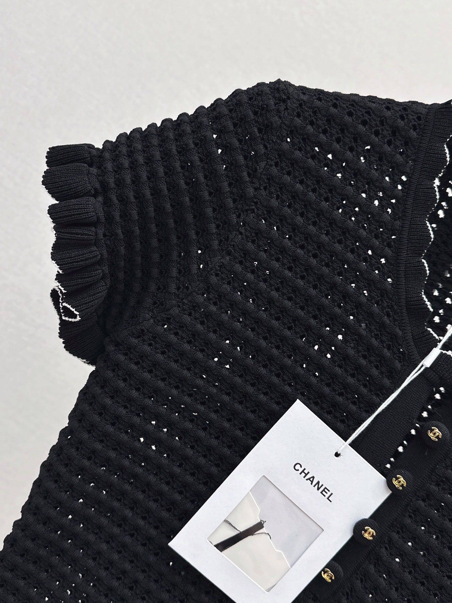 26SS—New 3D Hollow-Out Knitted Dress