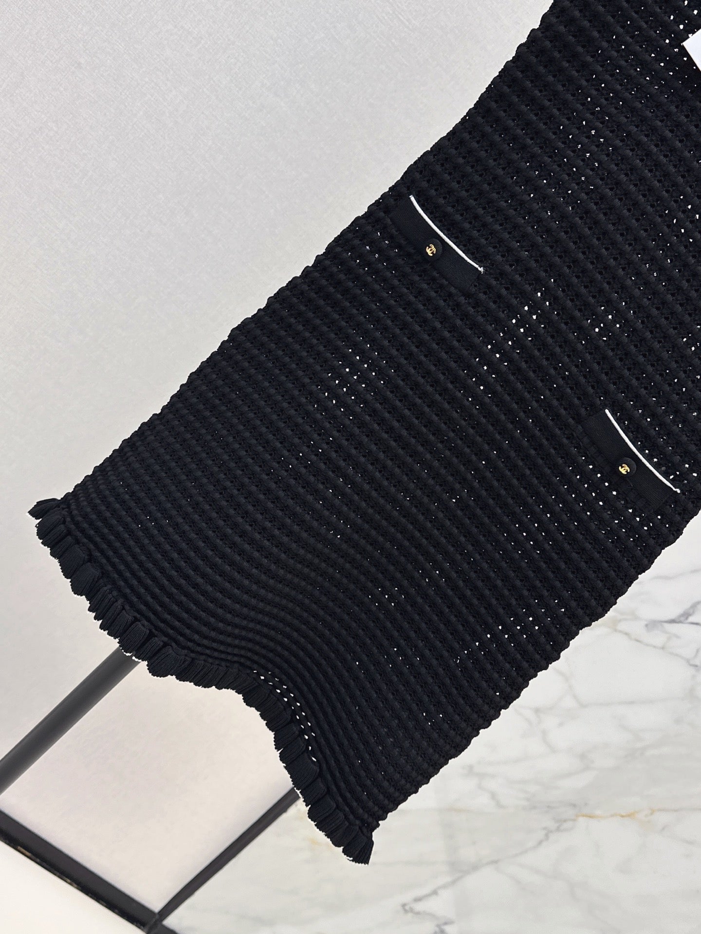 26SS—New 3D Hollow-Out Knitted Dress