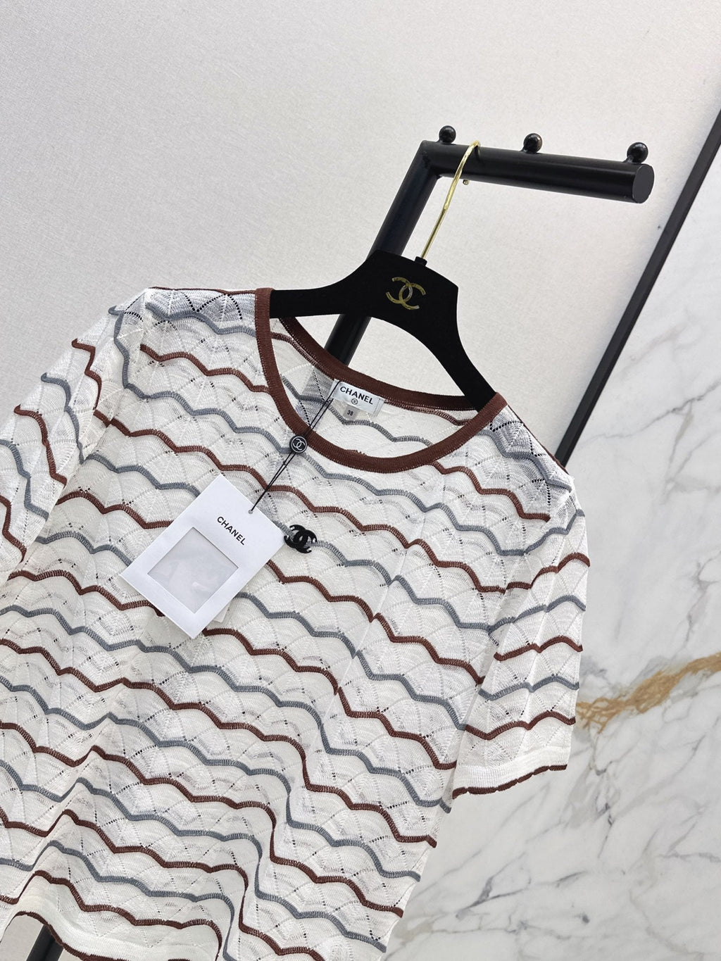26SS - New Wave Pattern Knit Short-Sleeve
