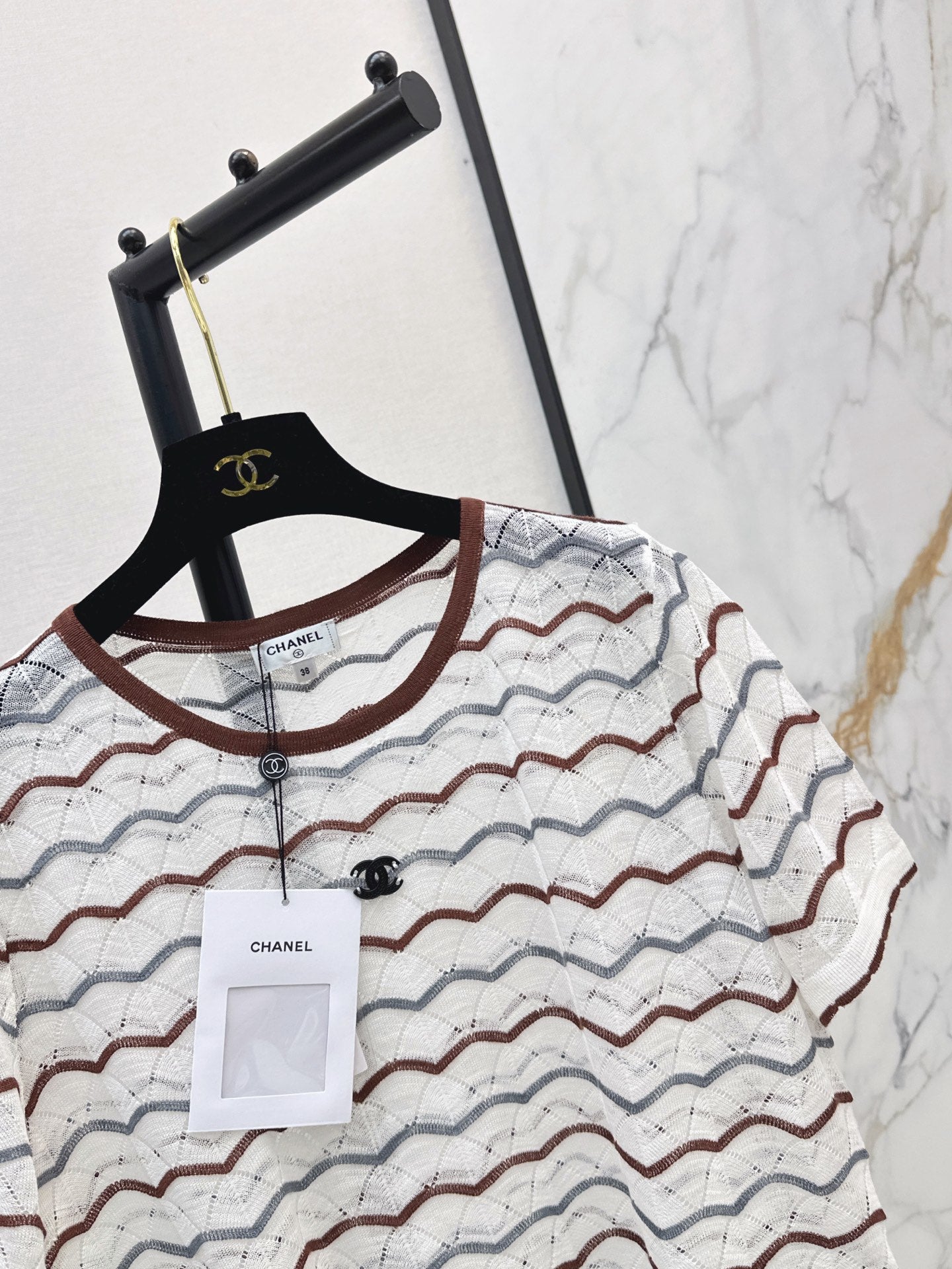 26SS - New Wave Pattern Knit Short-Sleeve