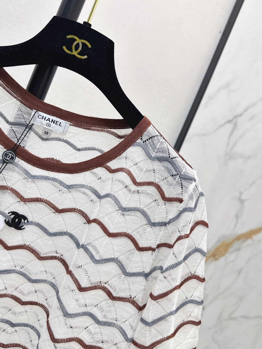 26SS - New Wave Pattern Knit Short-Sleeve