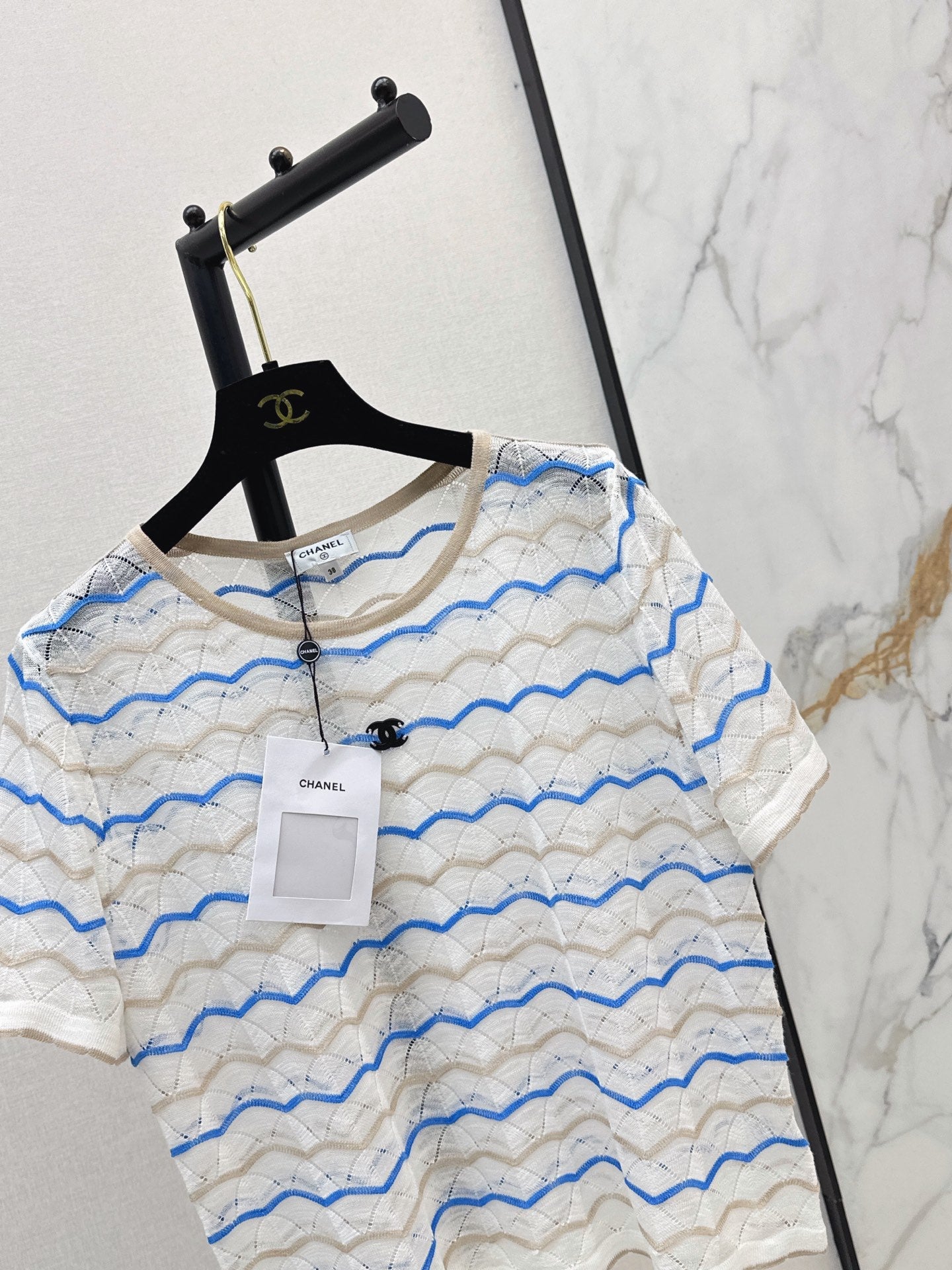 26SS - New Wave Pattern Knit Short-Sleeve