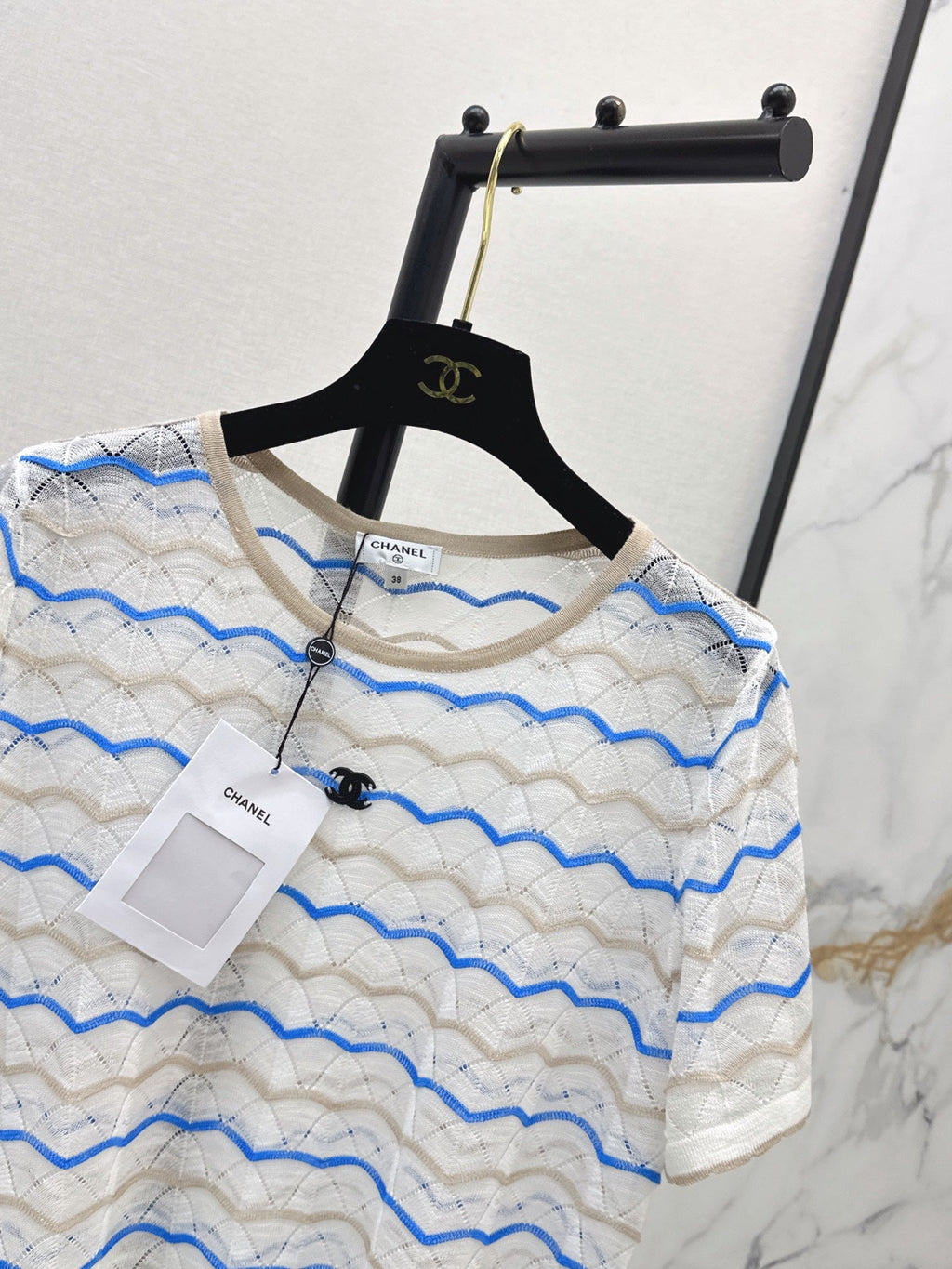26SS - New Wave Pattern Knit Short-Sleeve