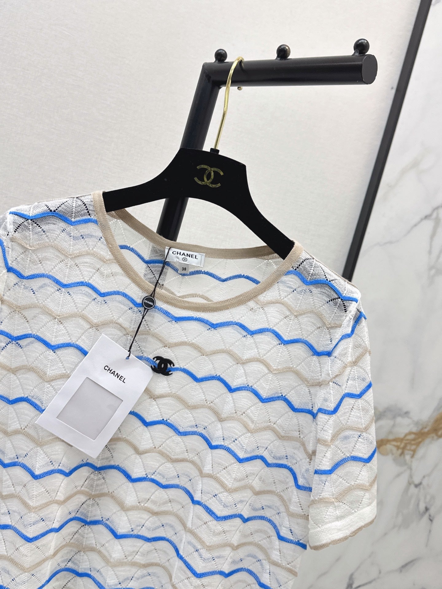 26SS - New Wave Pattern Knit Short-Sleeve