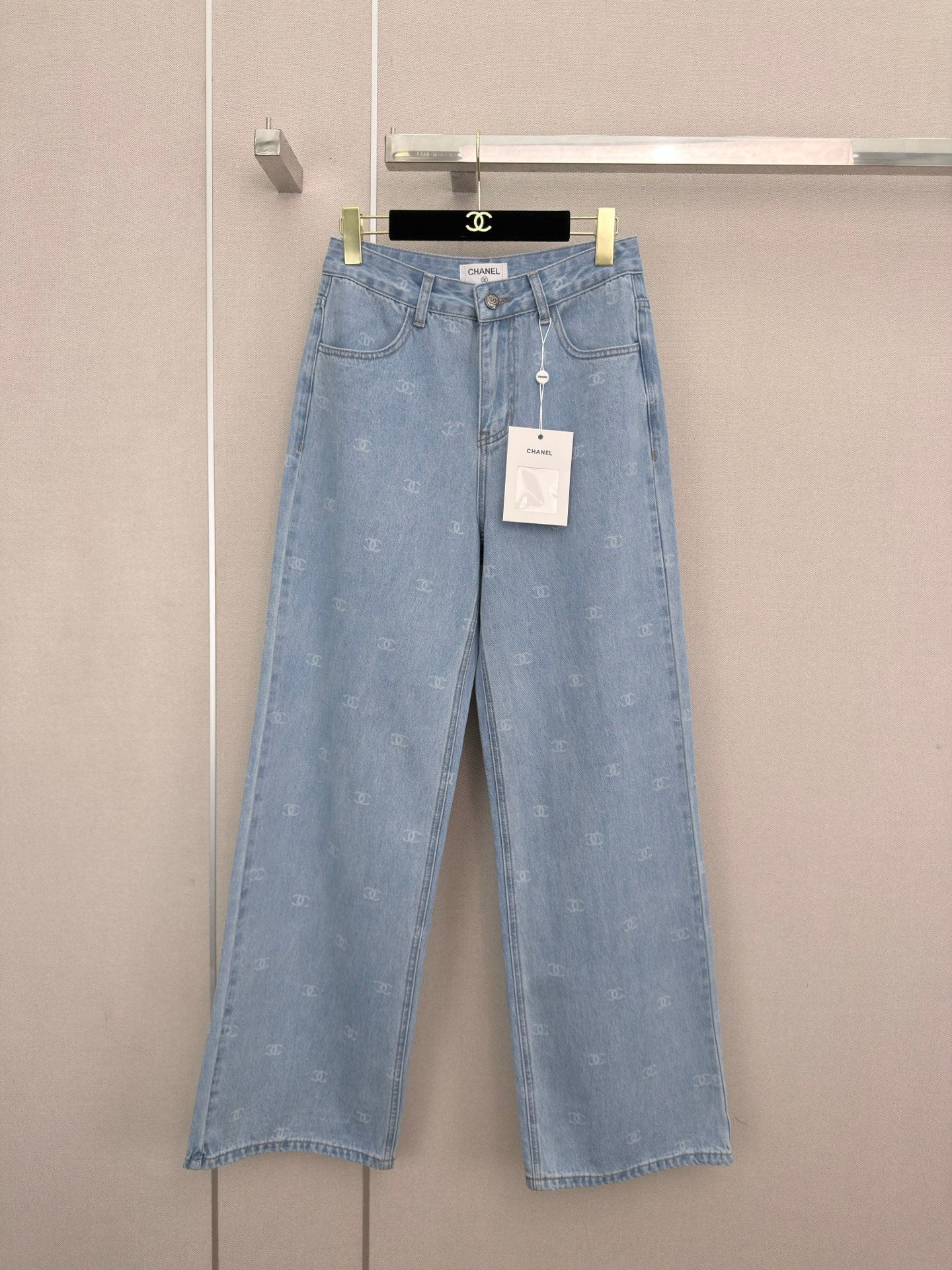 26 New Printed Straight Leg Jeans