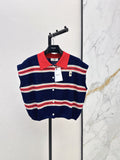 26SS — New Sleeveless Striped Knit Top