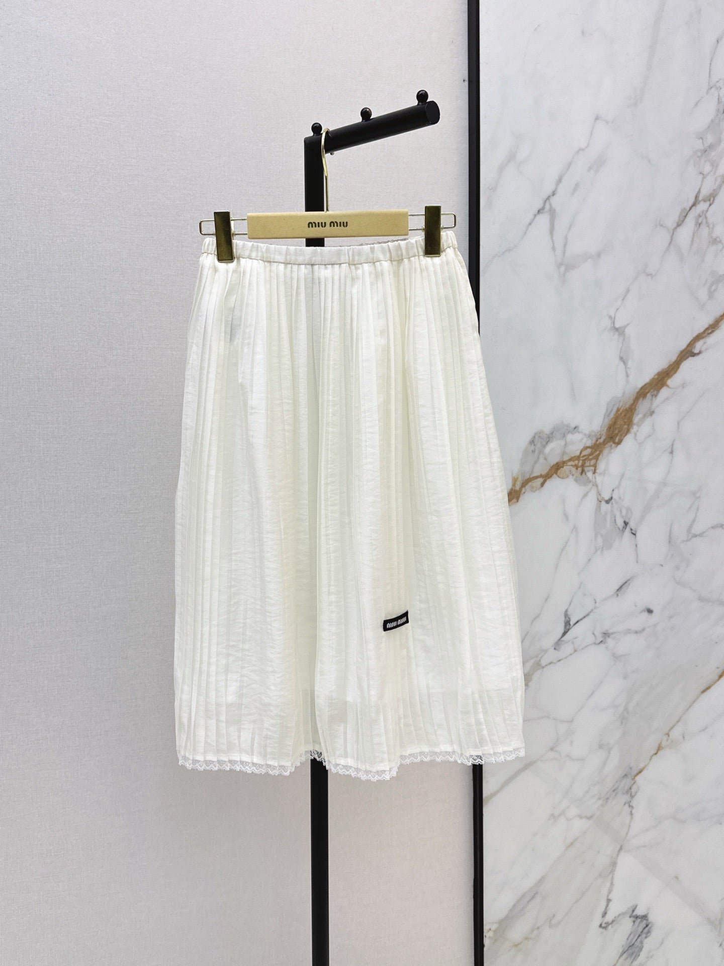 26SS — New Pleated Midi Skirt