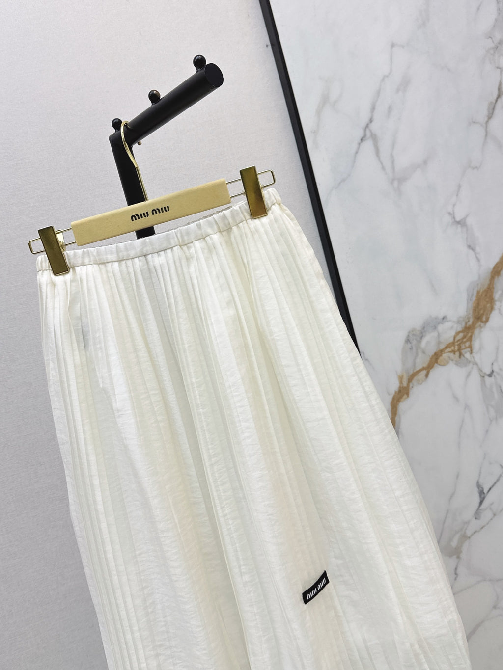26SS — New Pleated Midi Skirt
