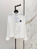 26SS — New Embroidered Linen Long-Sleeve Shirt