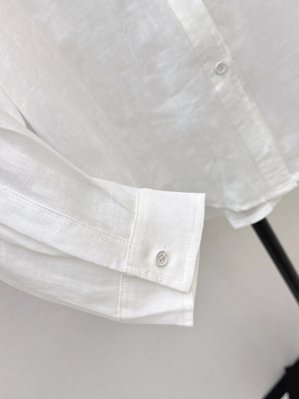 26SS — New Embroidered Linen Long-Sleeve Shirt