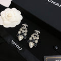 Exquisite rhinestone earrings
