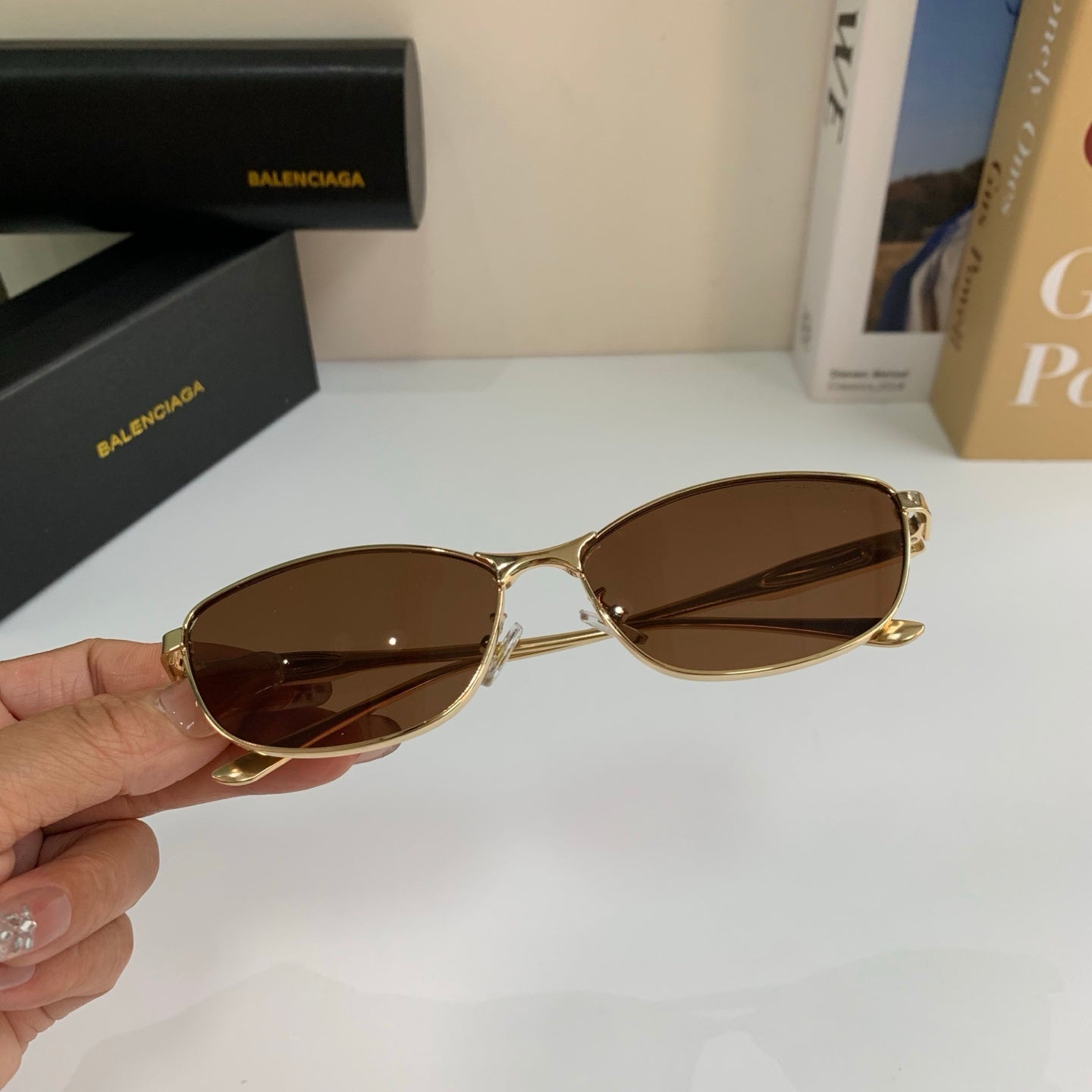 New rimless sunglasses