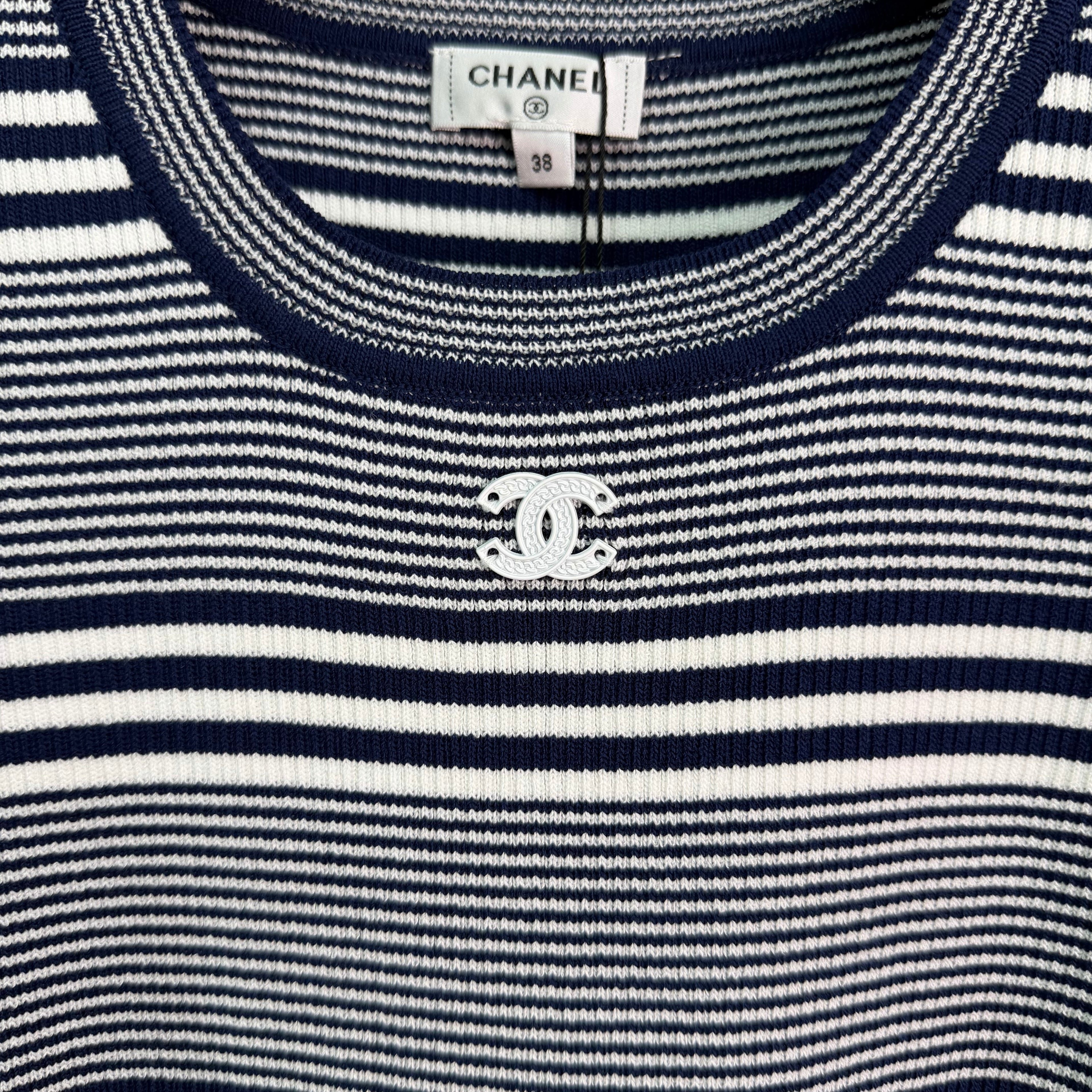 26 New Striped Knit Short-Sleeve T-Shirt