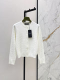 26SS — New Jacquard Crew Neck Cardigan