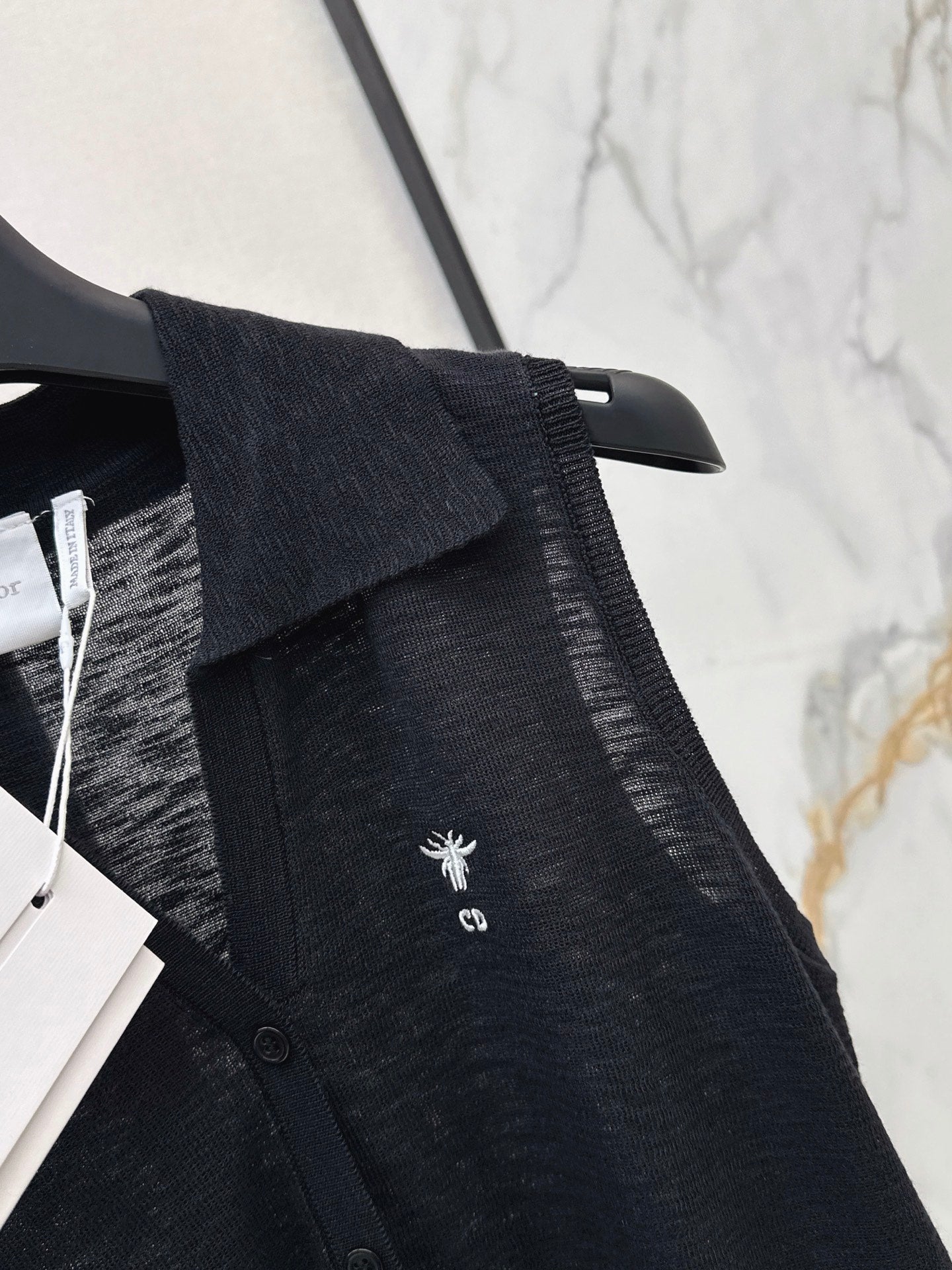 26SS — New Sleeveless Collared Knit Sweater