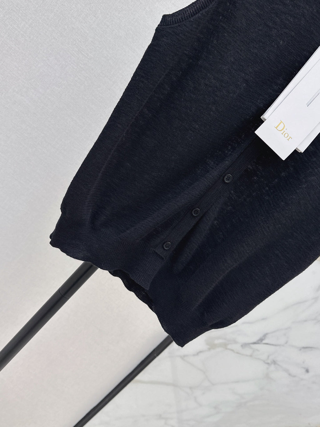 26SS — New Sleeveless Collared Knit Sweater