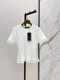 26SS — New Lace-Trimmed Short-Sleeve Top