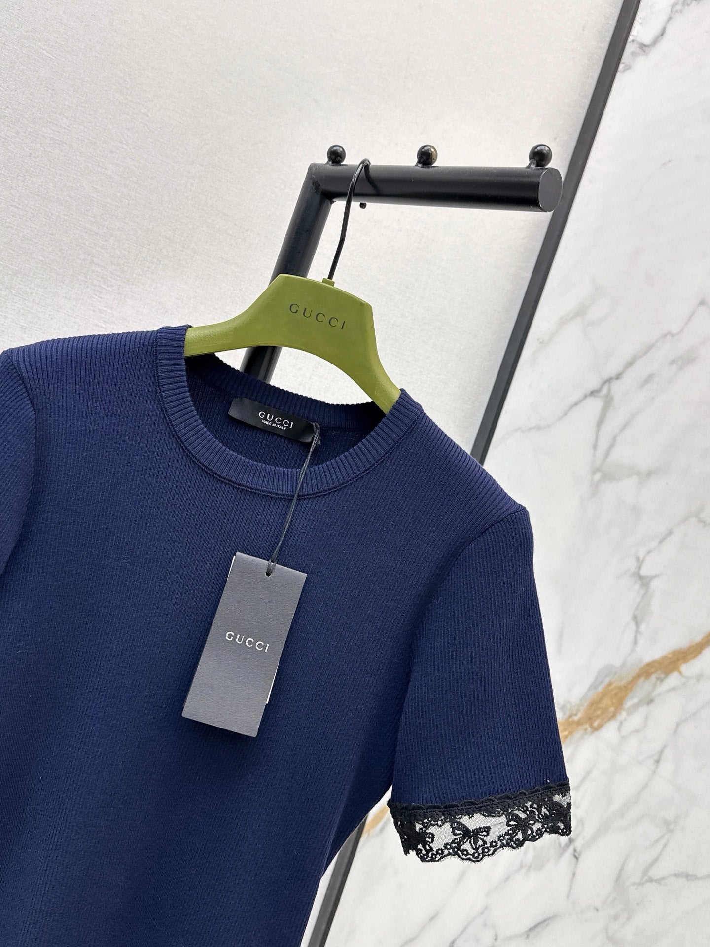 26SS — New Lace-Trimmed Short-Sleeve Top