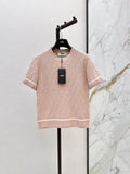 26SS — New Pink Jacquard Knit Sweater