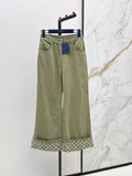 26SS — New Retro Olive Green Denim Pants