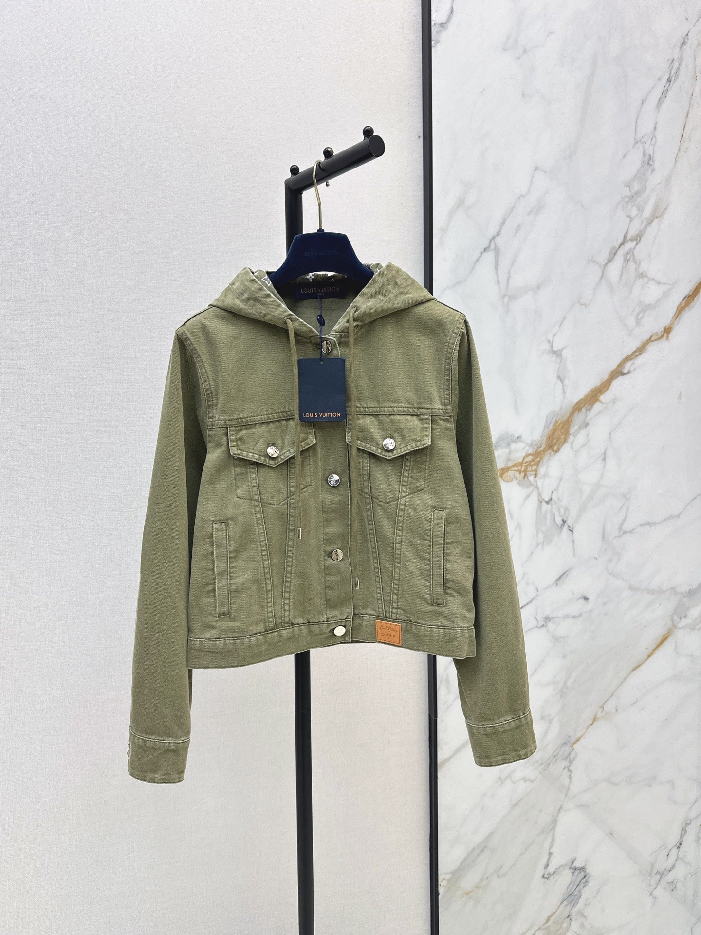 26SS — New Retro Olive Green Denim Jacket