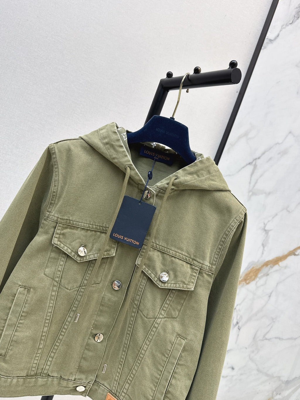 26SS — New Retro Olive Green Denim Jacket