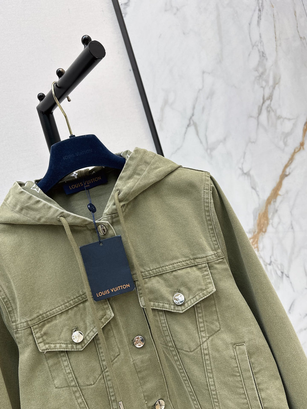 26SS — New Retro Olive Green Denim Jacket