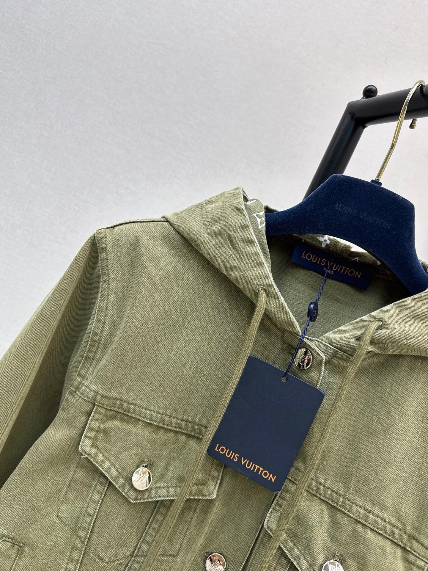 26SS — New Retro Olive Green Denim Jacket