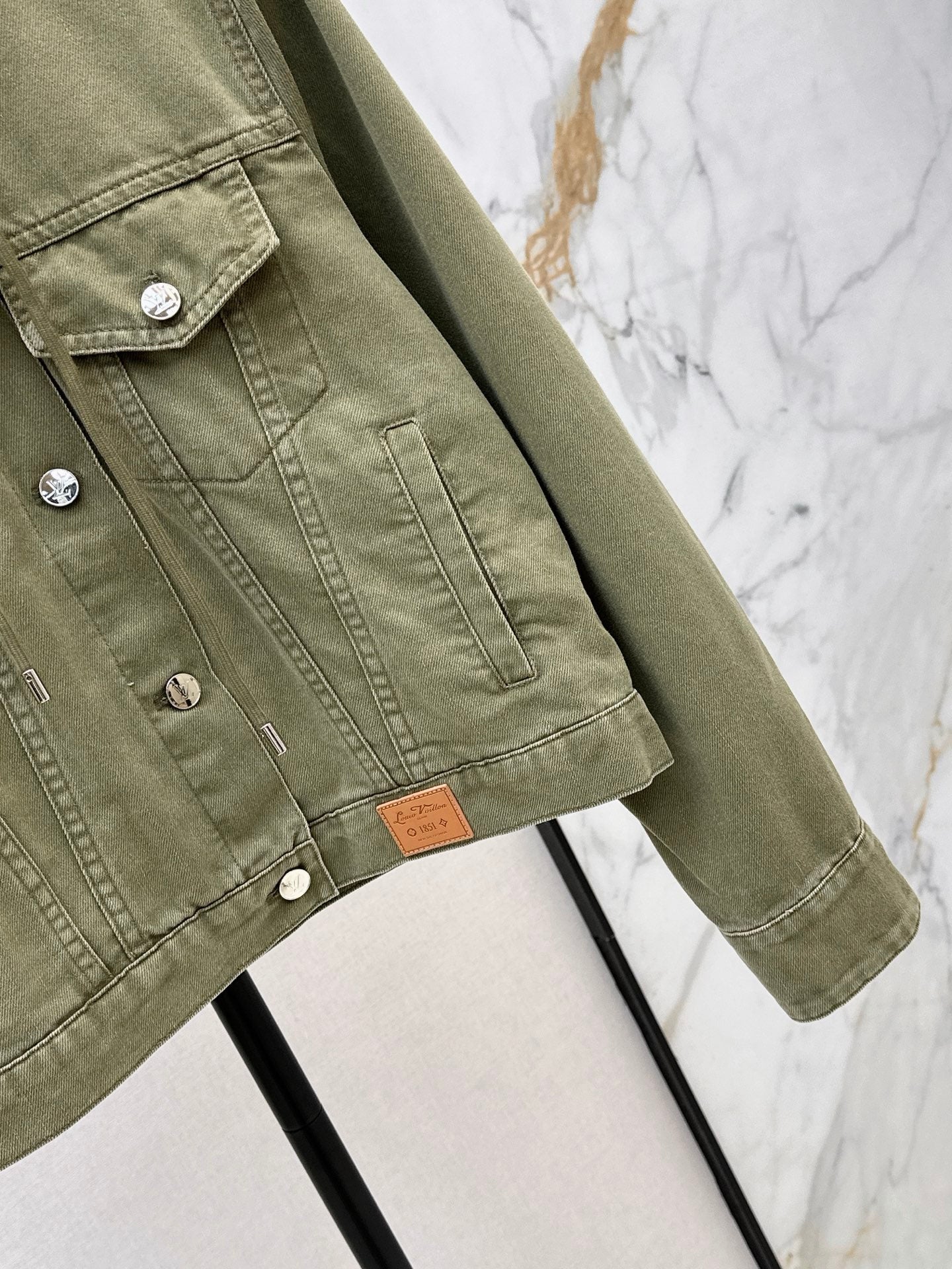 26SS — New Retro Olive Green Denim Jacket