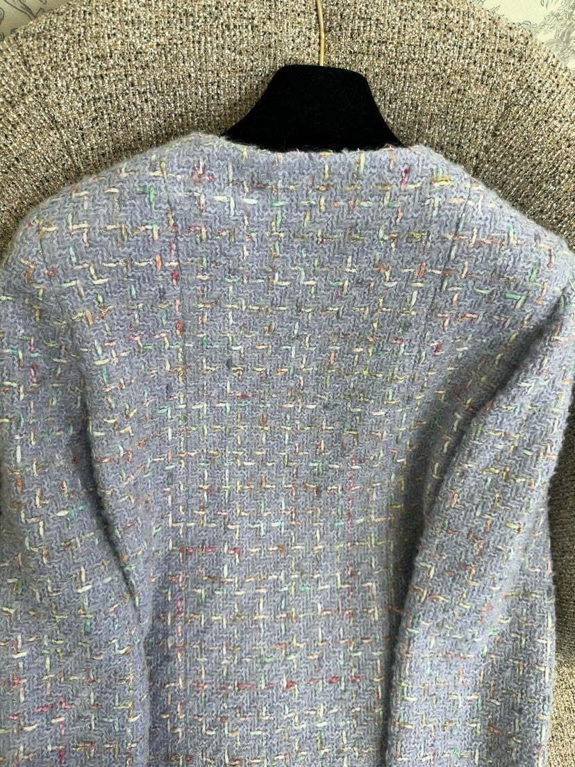 Light luxury lady temperament style tweed jacket