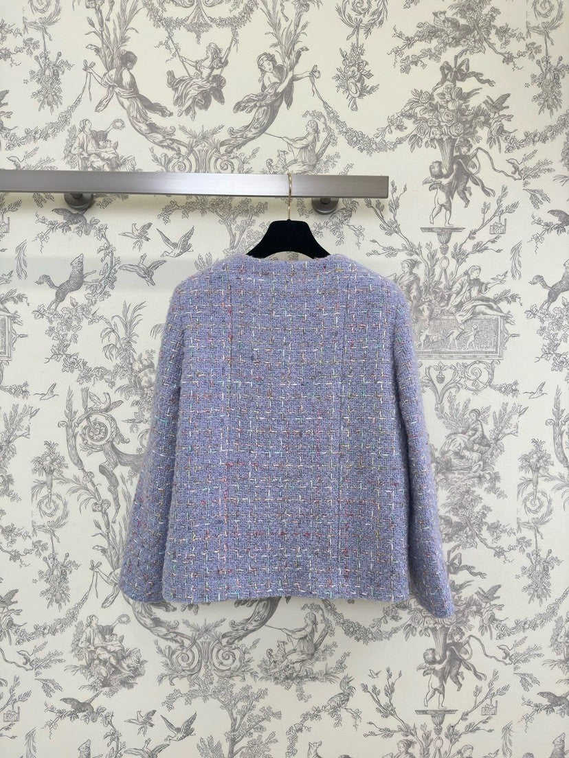 Light luxury lady temperament style tweed jacket