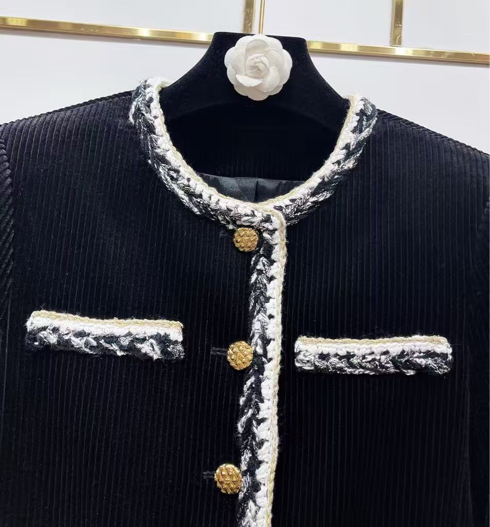 Black corduroy jacket