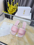 26NEW Jelly Color Flat Slingback Color Block Women's Shoes