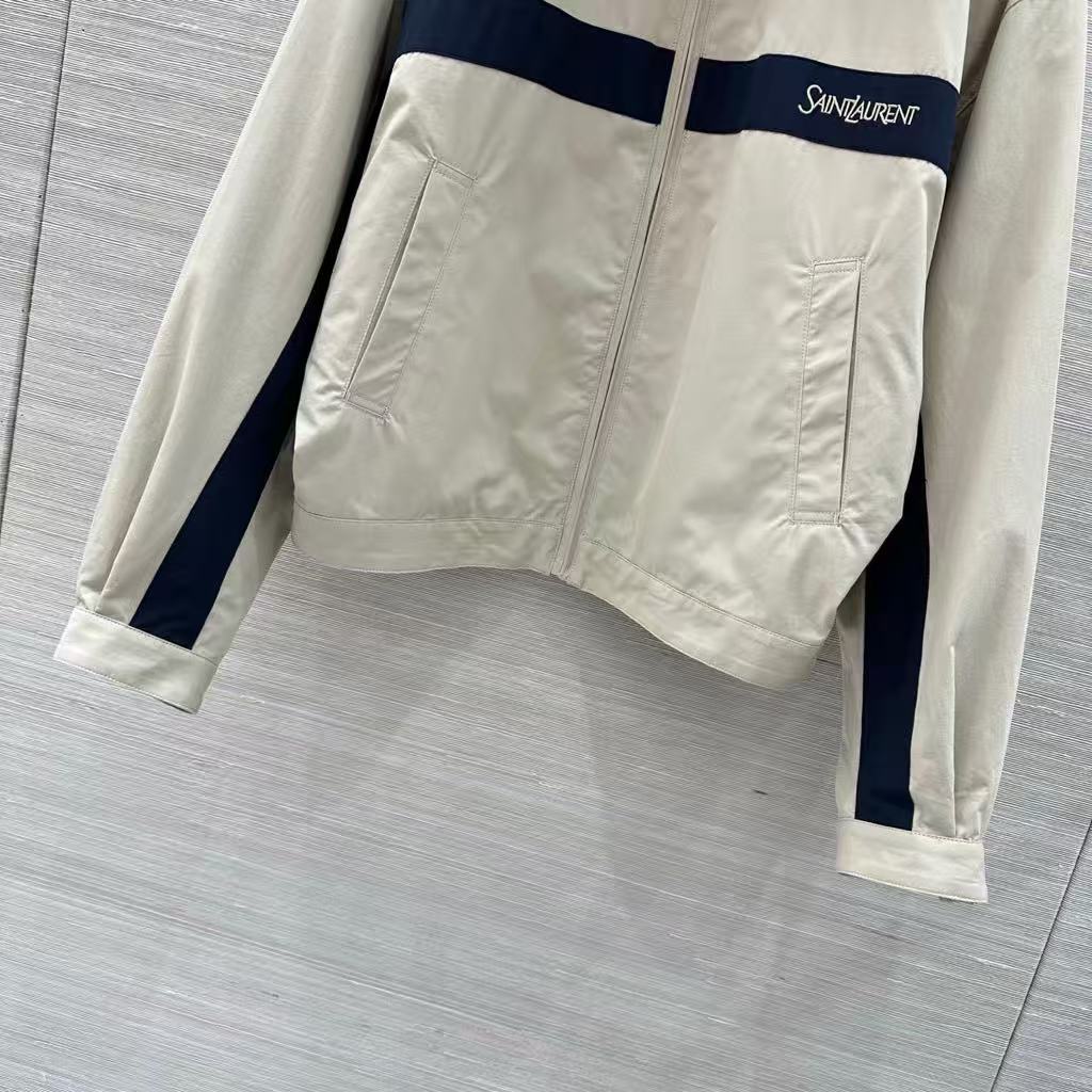 26 Casual Color-Block Spliced Jacket