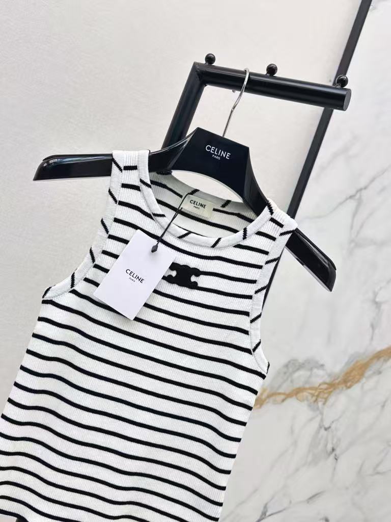 Classic striped vest